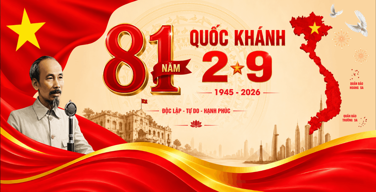 Kỷ niệm ngày 2/9/1945, Chủ tịch Hồ Chí Minh đọc bản Tuyên ngôn Độc lập tại Quảng trường Ba Đình, khai sinh ra nước Việt Nam Dân chủ Cộng hòa.