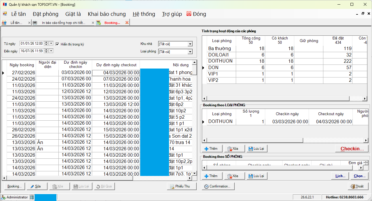 Phần Mềm Quản Lý Khách Sạn - Nhà Nghỉ TOPSOFT - Ảnh 2