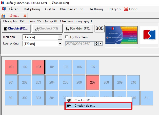Checkin đoàn