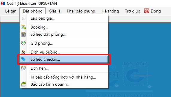 Số liệu Checkin